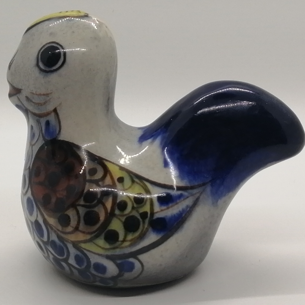 VTG Guatemalan bird figurine, signed by the artist - Picture 3 of 16
